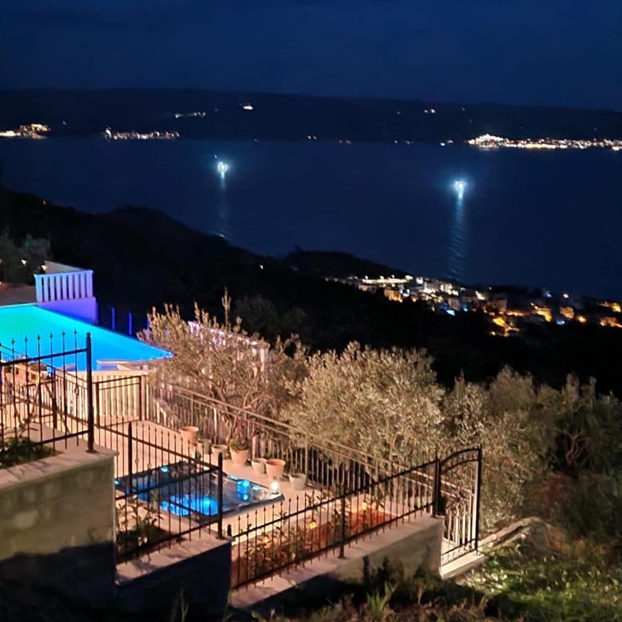 Sea View Luxury Apart Hotel Villa Conte With Swiming Pool And Romantic Spa Podstrana Kültér fotó